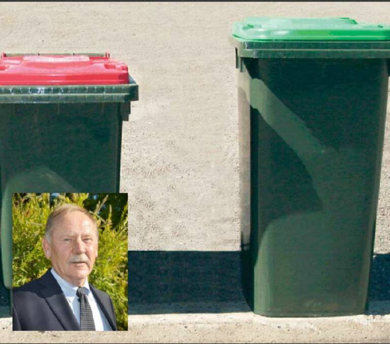 ORGANIC BIN: The third bin will be implemented in the Narromine Shire. Inset: Narromine Shire Mayor Craig Davies. Photo: FILE.