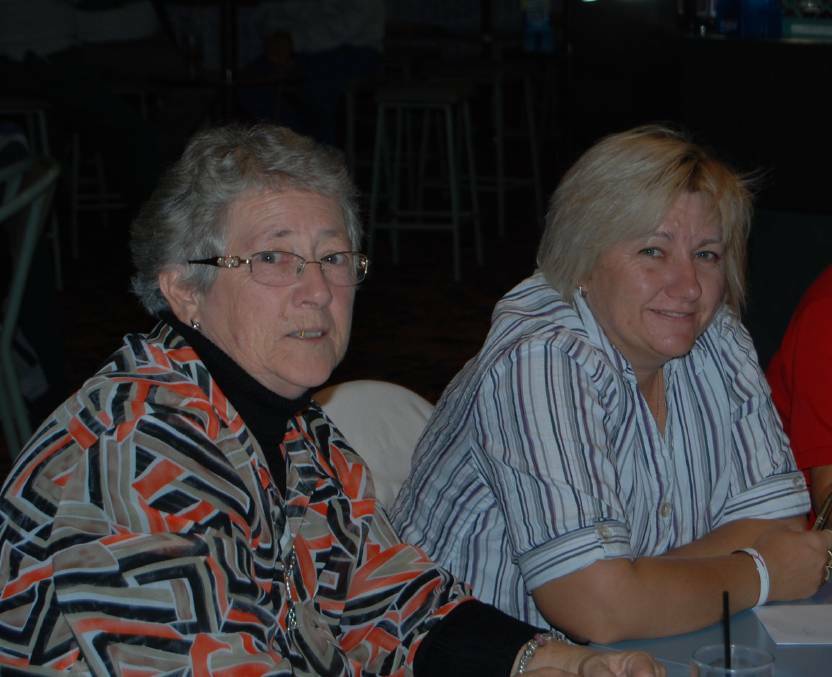 25 Club members: Sue Dagg and Kerrie Connors enjoying last year's trivia night.  Photo: FILE. 