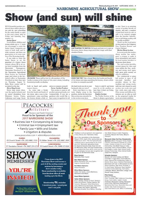 Narromine Agricultural Show 2017