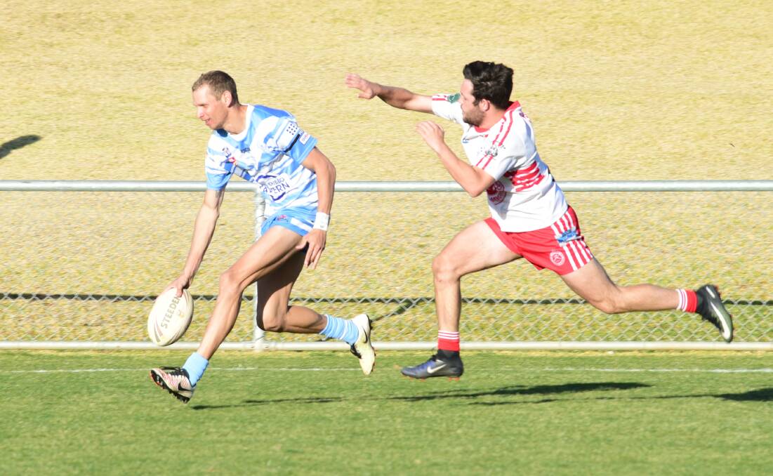 ANOTHER ONE: Ash Widders, Group 11's leading try-scorer, will be keen for more success on Saturday. Photo: PAIGE WILLIAMS