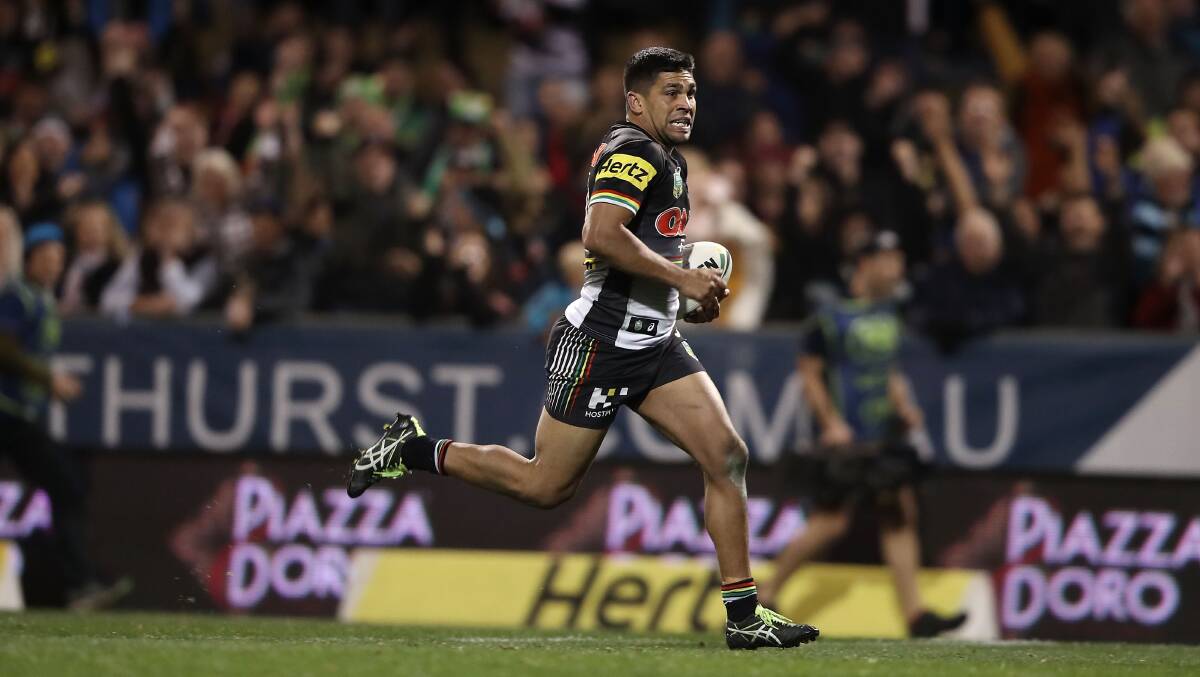 FLAIR: Tyrone Peachey has carved out a successful career at the Panthers having started his rugby league career at Wellington. Photo: GETTY IMAGES