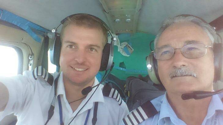 Civilian contractor Chris Langton, right, says the hunt for missing MH370 and operations relating to the shot down MH17 aircraft have soaked up funding earmarked for monitoring the Pacific. Photo: Supplied