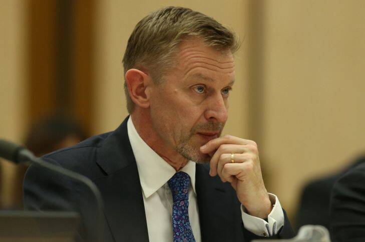 David Kalisch Australian Statistician Australian Bureau of Statistics appeared before the Economics References Committee public hearing into the 2016 Census at Parliament House in Canberra on Tuesday 25 October 2016. Photo: Andrew Meares 