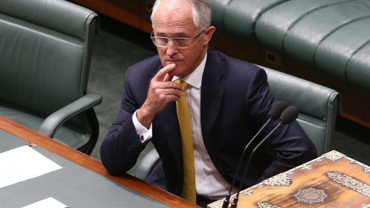 Prime Minister Malcolm Turnbull is battling backbench unrest over GST. Photo: Andrew Meares