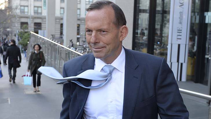 Spruiker: Tony Abbott has no interest in an election. Photo: Justin McManus