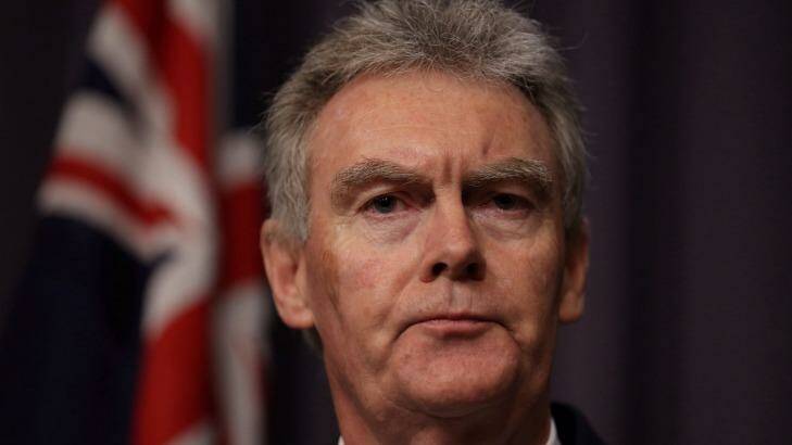Two years: ASIO director Duncan Lewis said two years metadata retention was "the floor below which we could not go". Photo: Andrew Meares