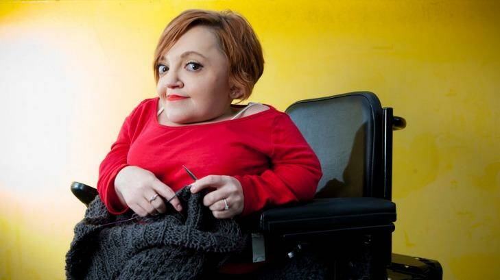 'I am not a snowflake' ... Stella Young knew how she wanted to be remembered. Photo: Chris Hopkins