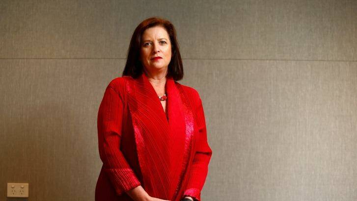Telstra chief operating officer Kate McKenzie said the fault was caused by "an embarrassing human error". Photo: Daniel Munoz