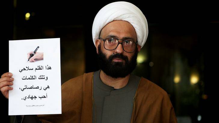 Man Haron Monis outside a Sydney court in February 2010. Photo: Kate Geraghty
