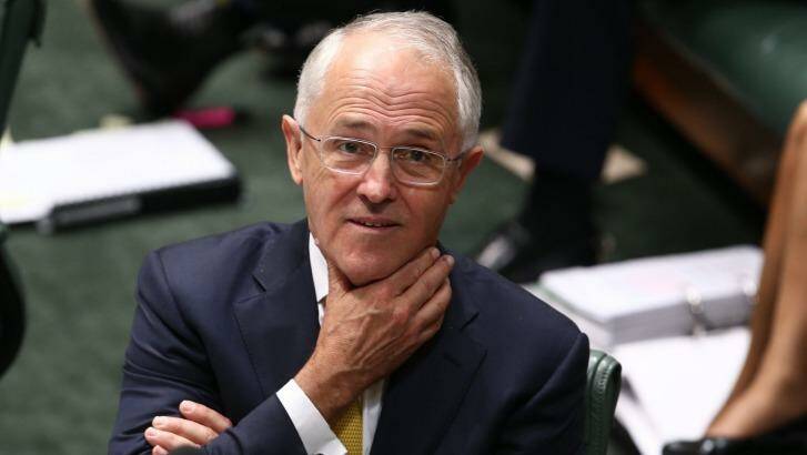 Prime Minister Malcolm Turnbull during question time. He wants a referendum worded to 'sing' to Aboriginal and Torres Strait Islander people. Photo: Andrew Meares