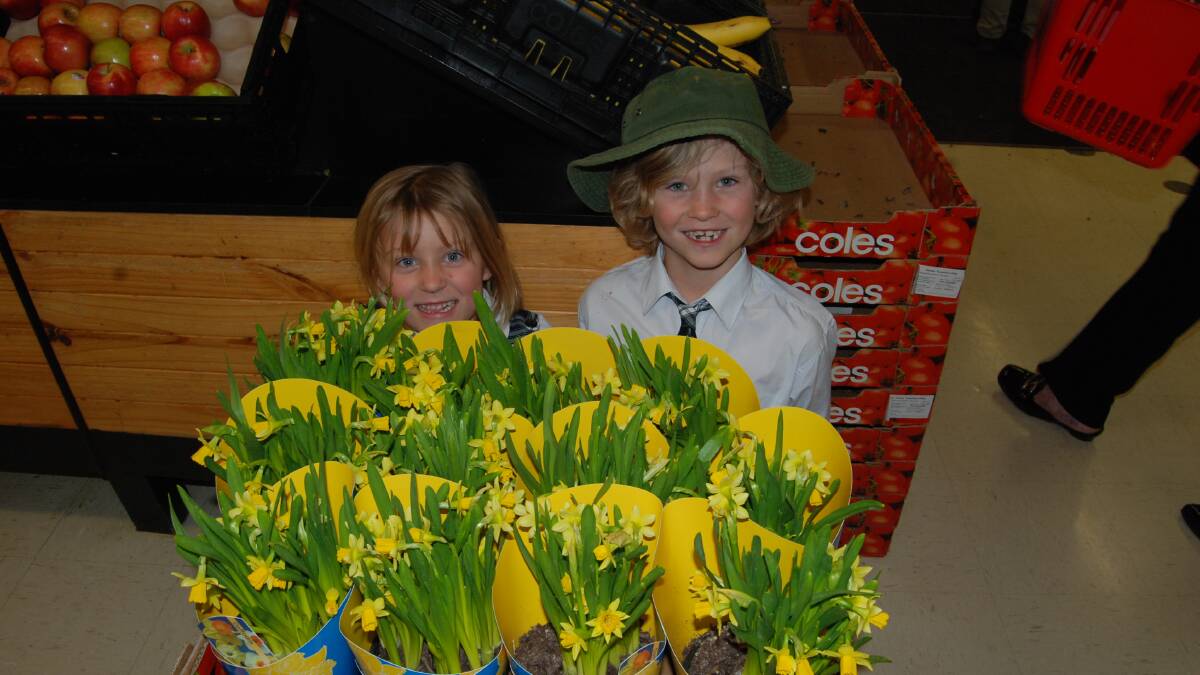 Topsy and Mac Ward are excited about Daffodil Day.