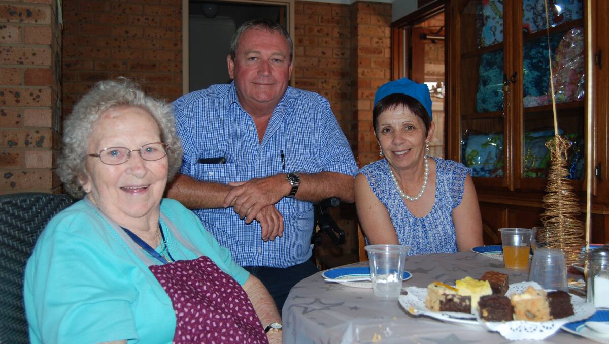 The residents of Timbrebongie House celebrated their Christmas party on Wednesday.