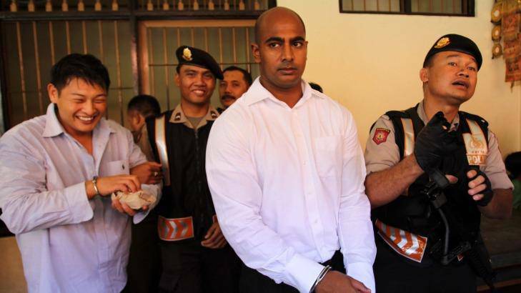 Prime Minister Tony Abbott says he hopes evidence of genuine remorse from Myuran Sukumaran, pictured, and Andrew Chan might save their lives. Photo: Jason Childs