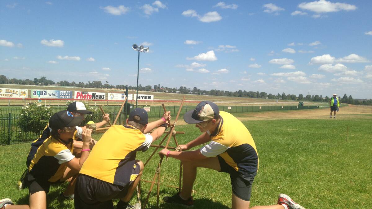 The Narromine High School Catapult Team achieved the longest projection for the day.