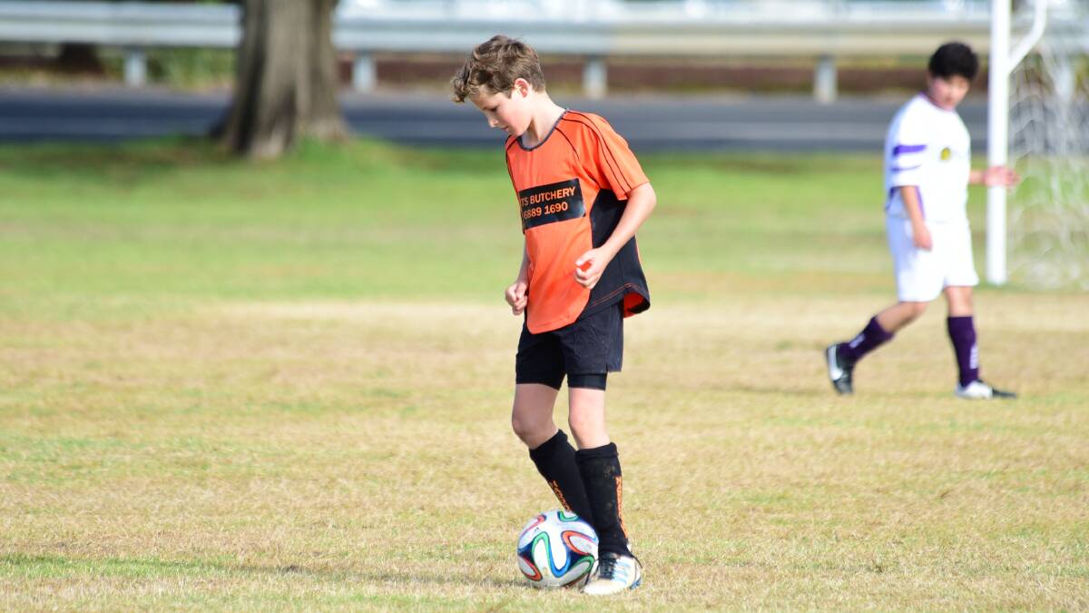 Junior soccer players took the field in Dubbo over the weekend.