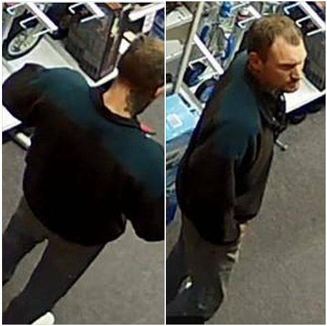 Police have issued stills from CCTV footage in the store on Thursday July 17. Photo supplied. 