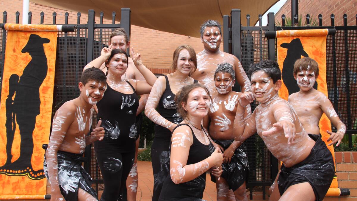 Wellington High School's dance group performed at Tafe's Naidoc Day.