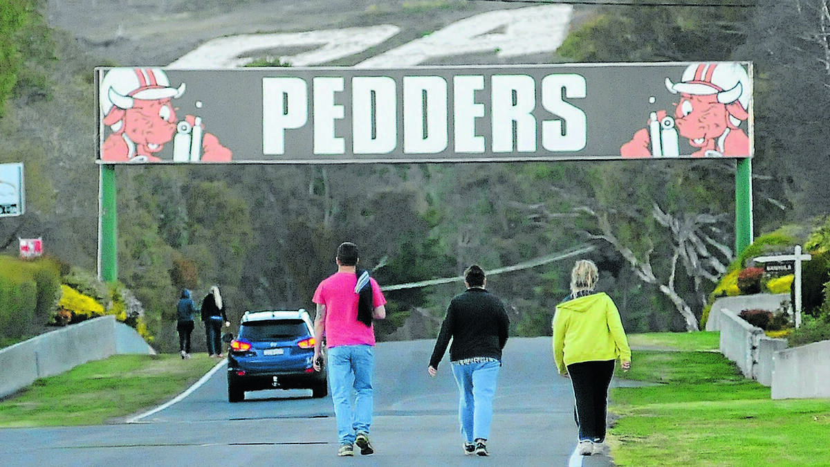 SAFETY FIRST: Walkers doing laps of Mount Panorama to keep fit have been warned to remain aware of cars. Photo: CHRIS SEABROOK