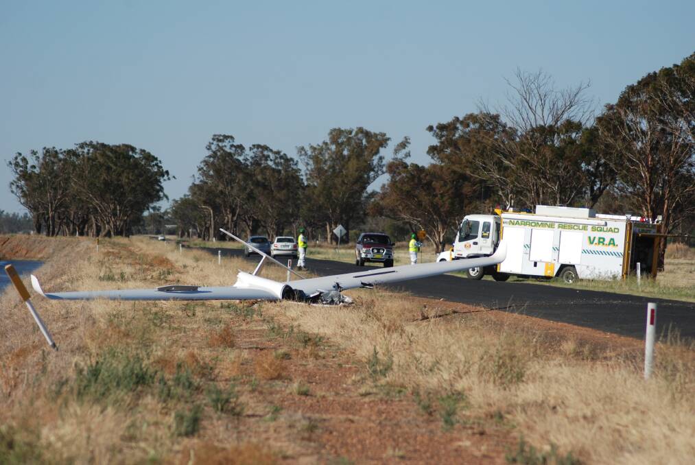 o The gliding accident that claimed the life of a 51-year-old man in Narromine on Wednesday.