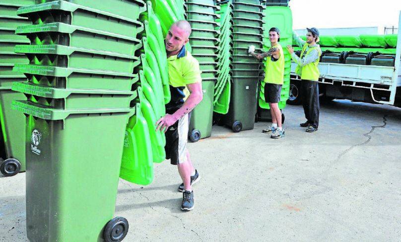 Green bins rolling out in Orange.