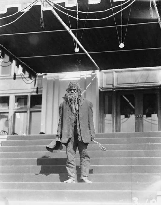 Jimmy Clements outside Old Parliament House. Picture: National Archives of Australia