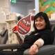 'IT MAKES A DIFFERENCE': Cheryl Burke has just made her first blood donation in almost 20 years. Picture: Amy Mc