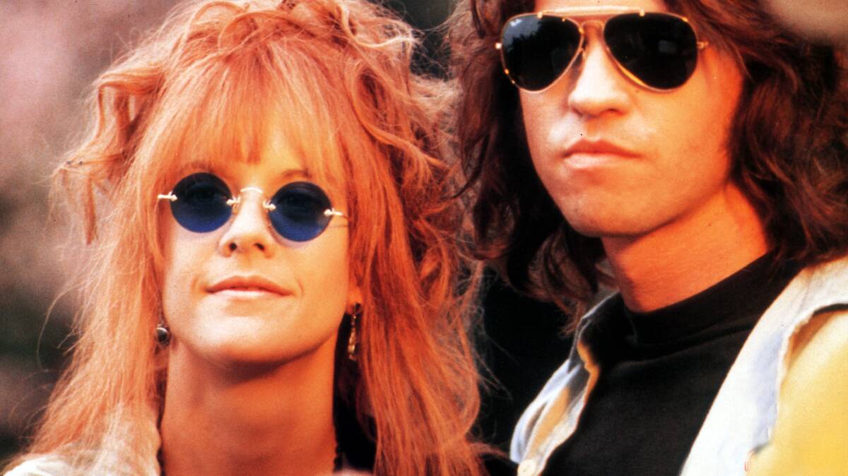 Kilmer and Meg Ryan in The Doors. Source: MARY EVANS PICTURE LIBRARY