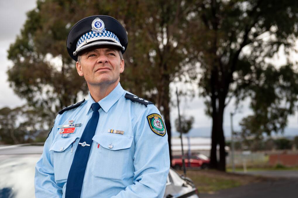 Traffic and Highway Patrol Inspector Ben Macfarlane is urging drivers to stay safe over the Easter and Anzac Day long weekend periods. Picture by James Arrow