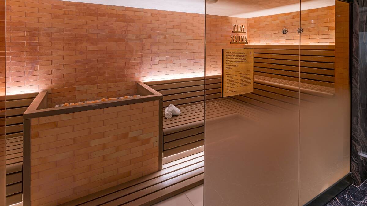 A sauna on an NCL ship. A sauna on an NCL ship.