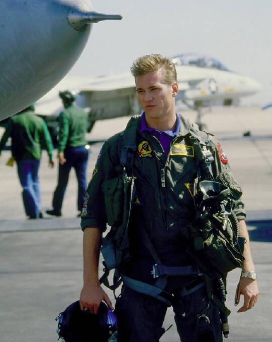 Kilmer in Top Gun. Picture by Instagram/@valkilmerofficial