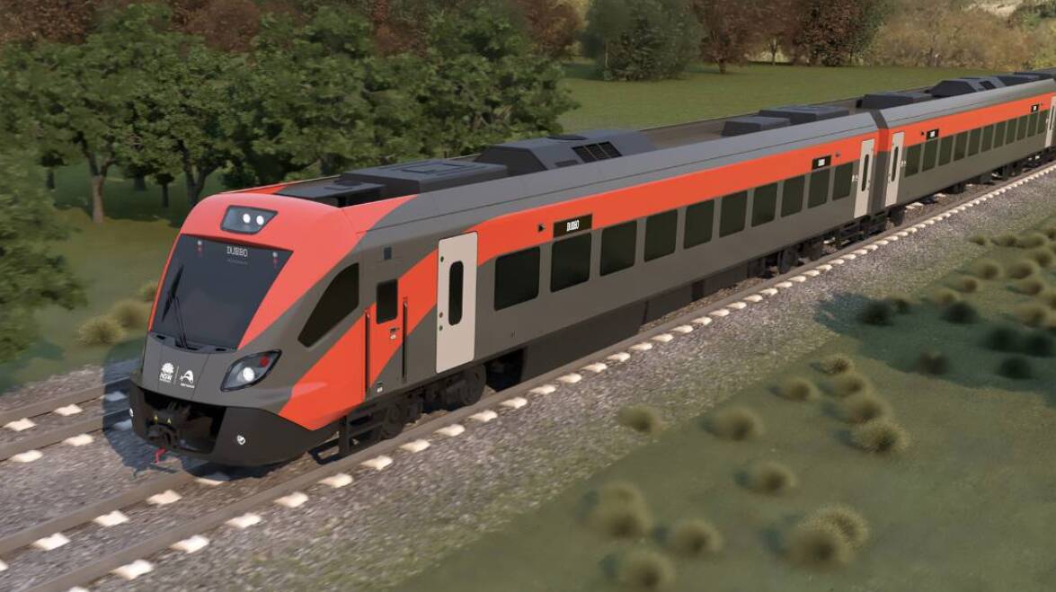 DESIGN: An artist's impression of one of the trains in the new fleet.