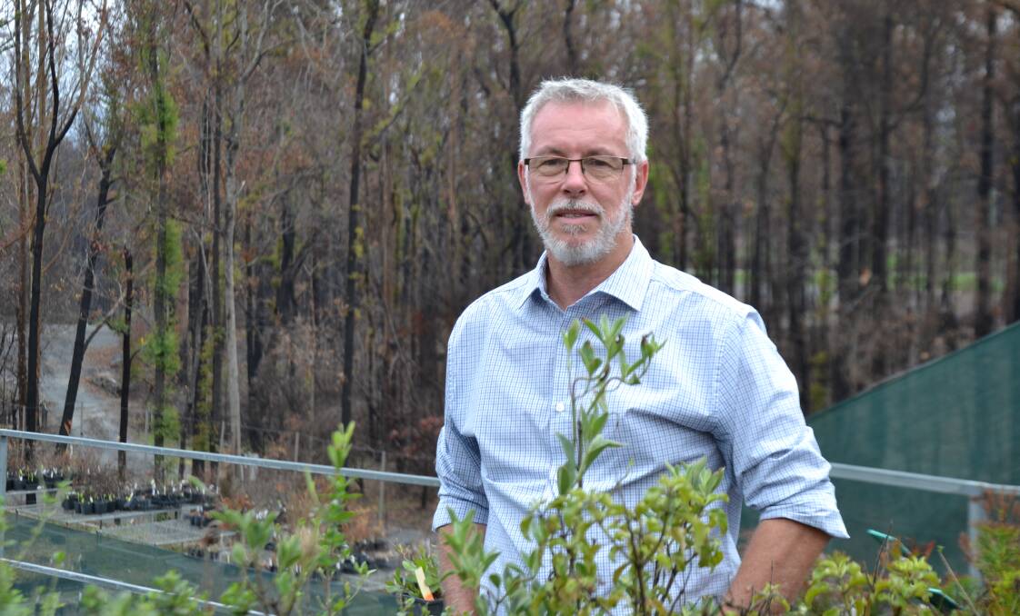 An outdoor classroom for so many children over the decades, the scorched Eurobodalla Regional Botanic Garden needs loving care. Michael Anlezark, staff and volunteers have plenty to give. It will take time.