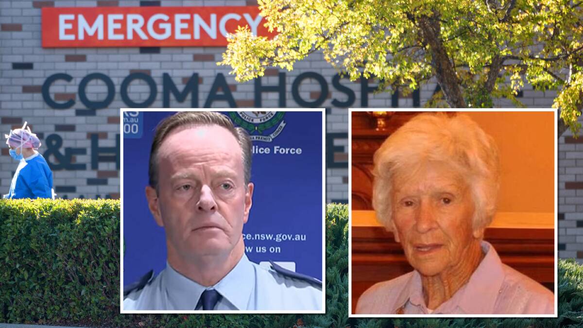 NSW Police assistant commissioner Peter Cotter says Clare Nowland is in a critical condition in Cooma Hospital. Pictures ACM, supplied NSW Police assistant commissioner Peter Cotter says Clare Nowland is in a critical condition in Cooma Hospital. Pictures ACM, supplied