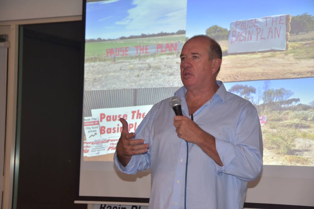 POLTICAL PLAN: Southern Riverina Irrigators chairman and Barooga, NSW, farmer Chris Brooks is launching his own political party, to stand candidates in four National and Liberal held Federal seats.