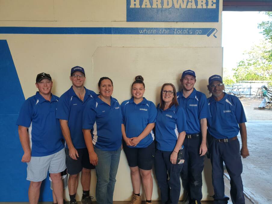 LOCAL TEAM: The staff at Narromine Hardware are happy to help with all your home hardware needs. Photo: Supplied