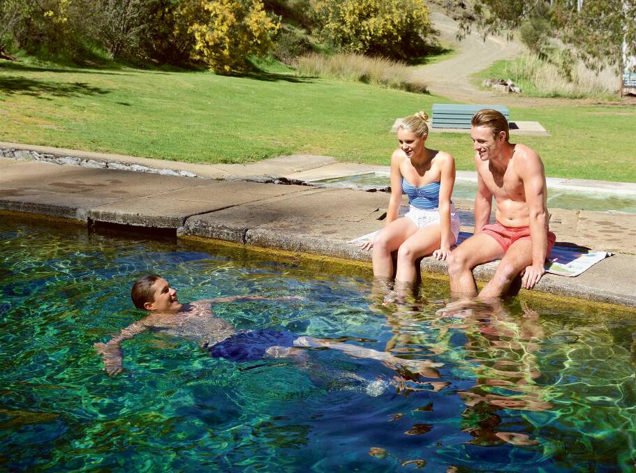 Yarrangobilly's thermal pool is a joyous 27 degrees year-round. Picture: Destination NSW