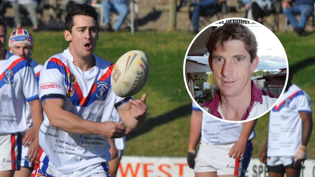CONFIRMED: Parkes gun Chad Porter will work under the coaching of former Spacies star Brent Wood (insert) in 2019. Main photo: NICK McGRATH