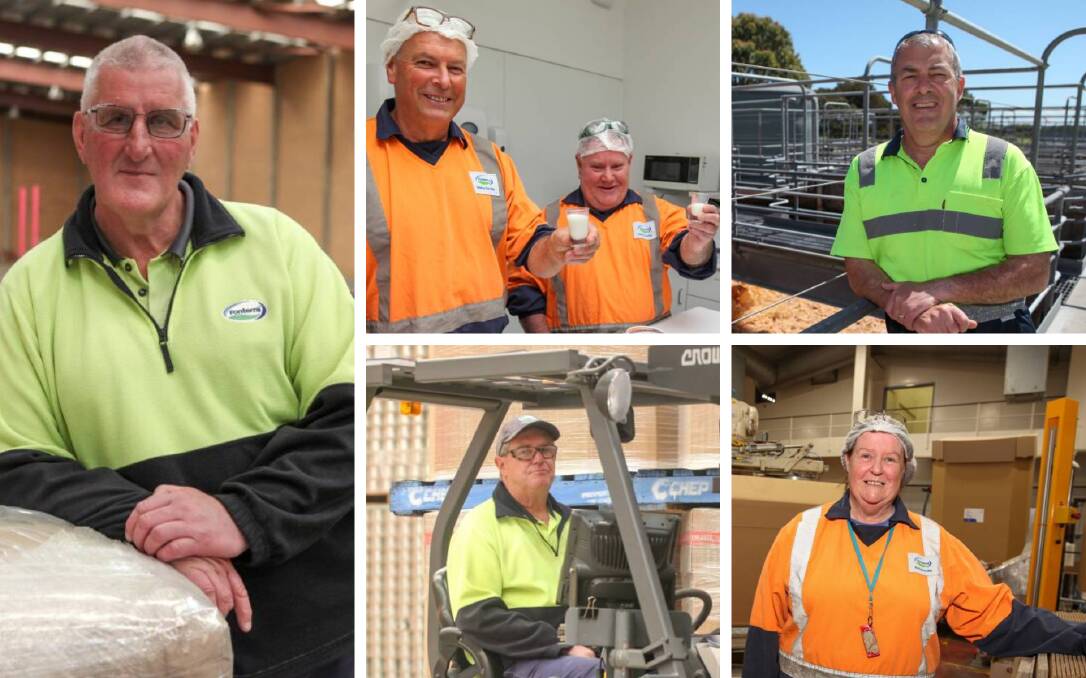 Meet just some of the workers from Fonterra Dennington.
