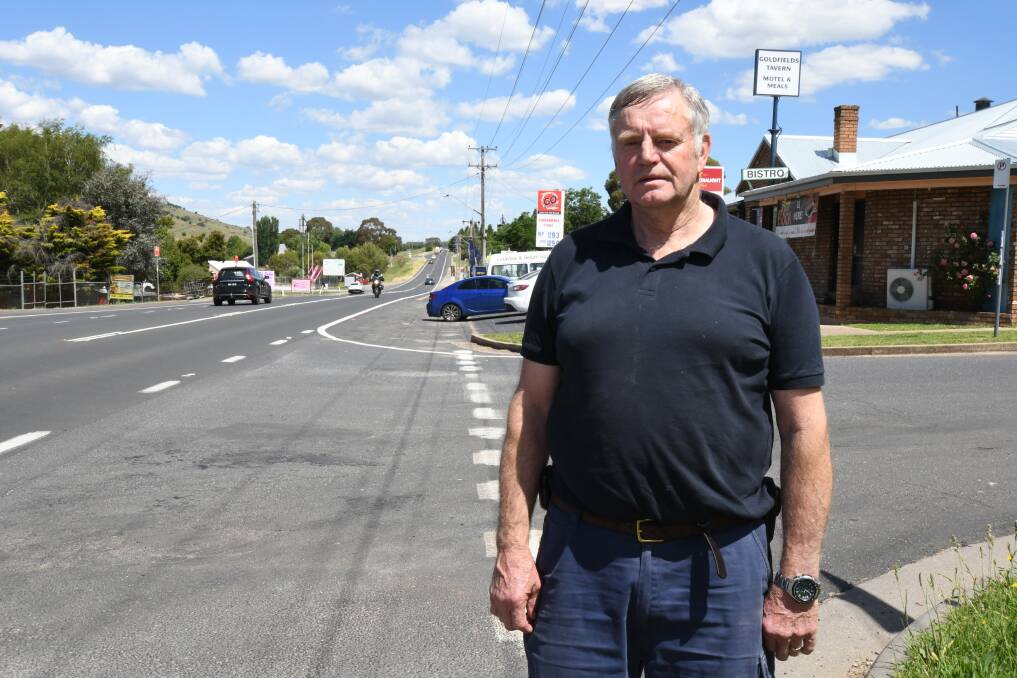 DRIVERS AT FAULT: Mick Bloomfield says driver fatigue or distractions such as mobile phones are to blame for most accidents. Photo: JUDE KEOGH 1212JKhighway3