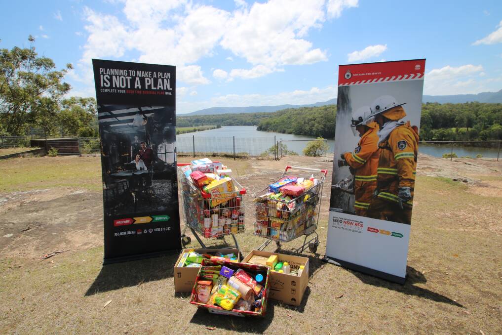 Since the challenge began NSW RFS members have donated more than 40 tonnes of food.