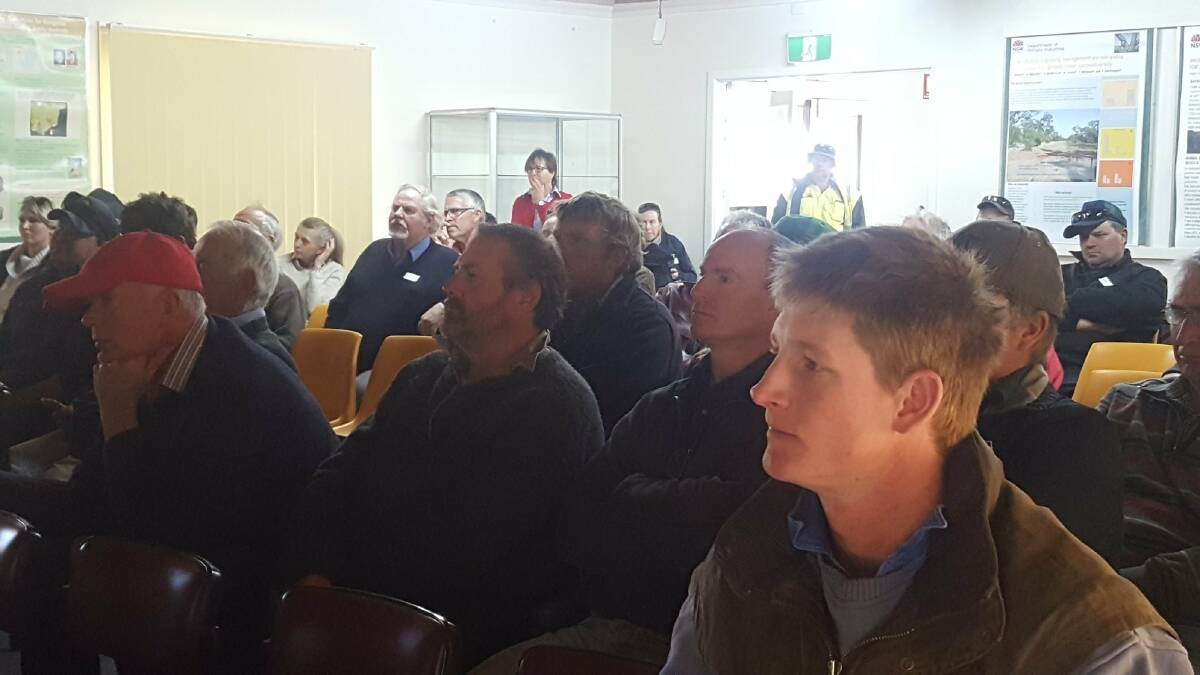 Almost 65 people from across the region gathered in Trangie to hear the latest cropping research results. Photo: CONTRIBUTED