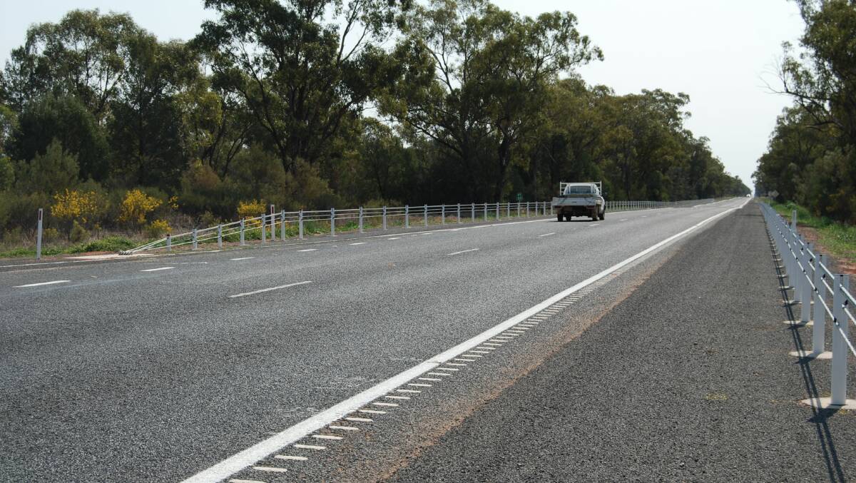 SAFETY: A $2.9 million project to upgrade safety along a 14 kilometre section of the Mitchell Highway west of Trangie has been completed. Photo: ZAARKACHA MARLAN