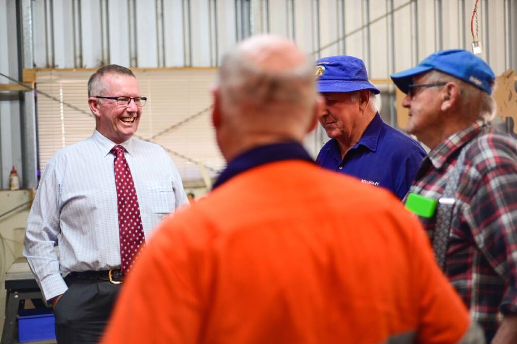 SUPPORT: Men's Sheds across the Parkes electorate are being encouraged to apply for funding as part of the newest round of the National Shed Development program. Photo: CONTRIBUTED