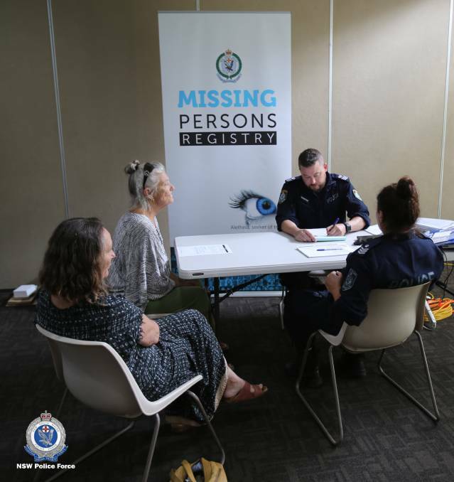 A pop-up familial DNA collection centre is kept busy. Picture: NSW Police