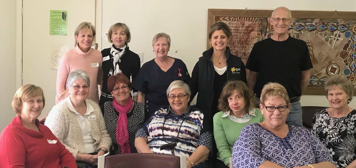 Some of the attendees at the first Narromine carers and patients support group meeting last year. Photo: CONTRIBUTED