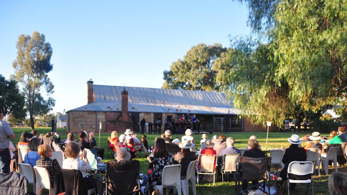Far left: The beautiful outdoor setting of Dundullimal Homestead will play host to an alfresco concert in May. Photo: Supplied. 