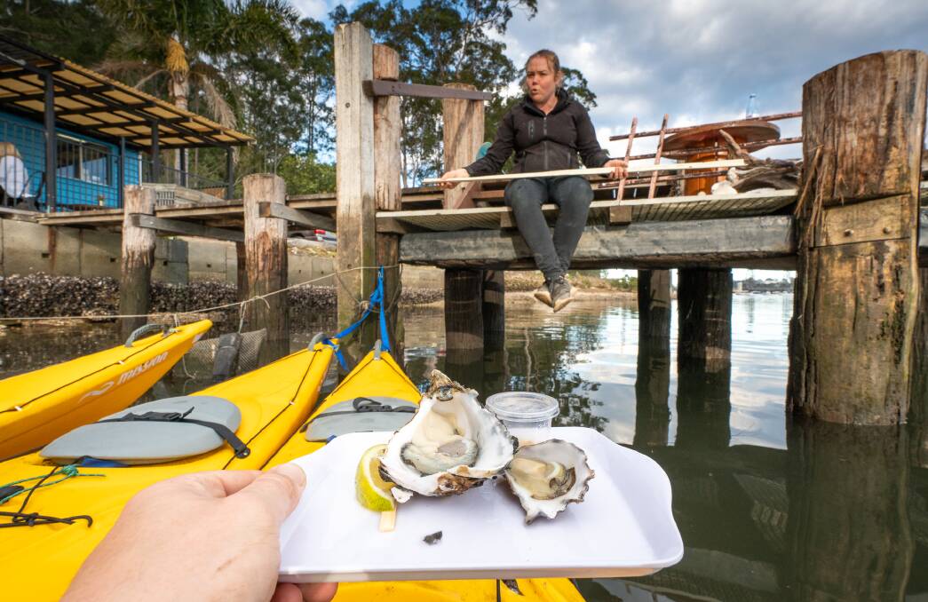 You can take a tour in Batemans Bay to taste fresh oysters from a kayak.