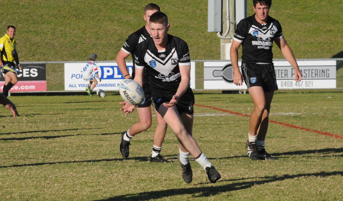 Jordan Hartwig is part of a Forbes Magpies side which is expected to improve in 2024. Picture by Nick Guthrie