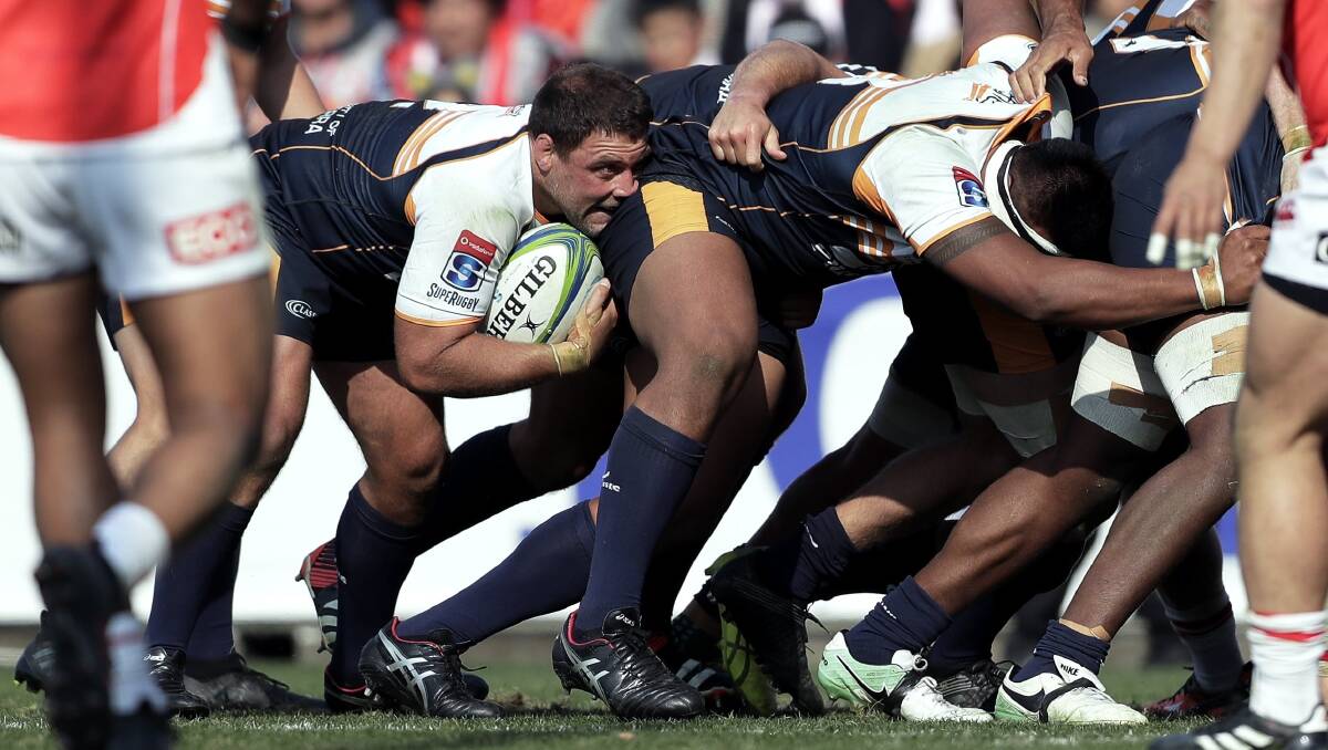 TOUGH: Josh Mann-Rea is determined to work his way back into the Brumbies side next year. Photo: KIYOSHI OTA