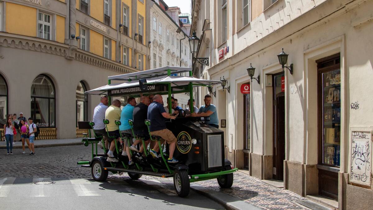  Prague is fed up with beer bikes.